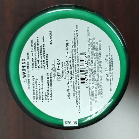 Bath & Body Works White Barn TREE FARM & SPICED APPLE TODDY 3 Wick Candles - Picture 9 of 9